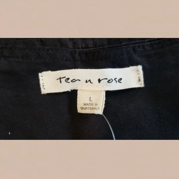 Tea N Rose Overalls in Black - Size Medium - Picture 3 of 4